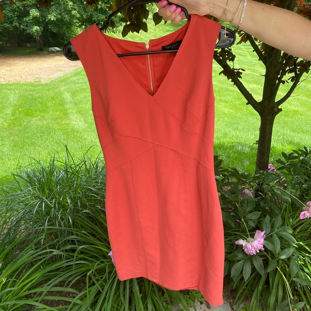 Suede White House Black Market dress. Size 4!
